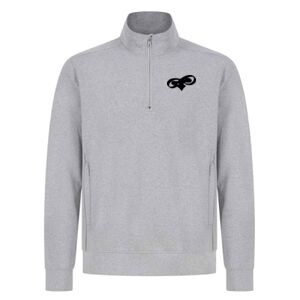 mens midweight sustainable 1/4 zip neck sweatshirt Thumbnail