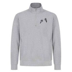 mens midweight sustainable 1/4 zip neck sweatshirt Thumbnail