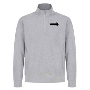 mens midweight sustainable 1/4 zip neck sweatshirt Thumbnail