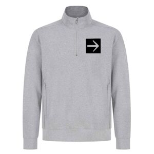 mens midweight sustainable 1/4 zip neck sweatshirt Thumbnail