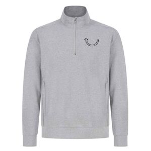 mens midweight sustainable 1/4 zip neck sweatshirt Thumbnail