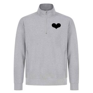 mens midweight sustainable 1/4 zip neck sweatshirt Thumbnail