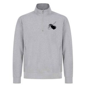 mens midweight sustainable 1/4 zip neck sweatshirt Thumbnail